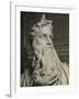 Moses (Detail of Face)-Michelangelo Buonarroti-Framed Giclee Print