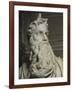 Moses (Detail of Face)-Michelangelo Buonarroti-Framed Giclee Print