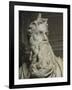 Moses (Detail of Face)-Michelangelo Buonarroti-Framed Giclee Print