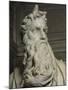 Moses (Detail of Face)-Michelangelo Buonarroti-Mounted Giclee Print