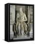 Moses (Full Frontal View)-Michelangelo Buonarroti-Framed Stretched Canvas