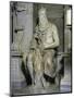 Moses (Full View, Right Side)-Michelangelo Buonarroti-Mounted Giclee Print