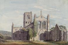 North West View of Kirkstall Abbey, 1777-Moses Griffiths-Laminated Giclee Print