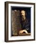 Moses Holding the Ten Commandments-Philippe De Champaigne-Framed Giclee Print