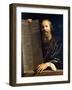 Moses Holding the Ten Commandments-Philippe De Champaigne-Framed Giclee Print