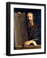 Moses Holding the Ten Commandments-Philippe De Champaigne-Framed Giclee Print