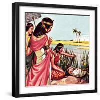 Moses in the Bullrushes-McConnell-Framed Giclee Print