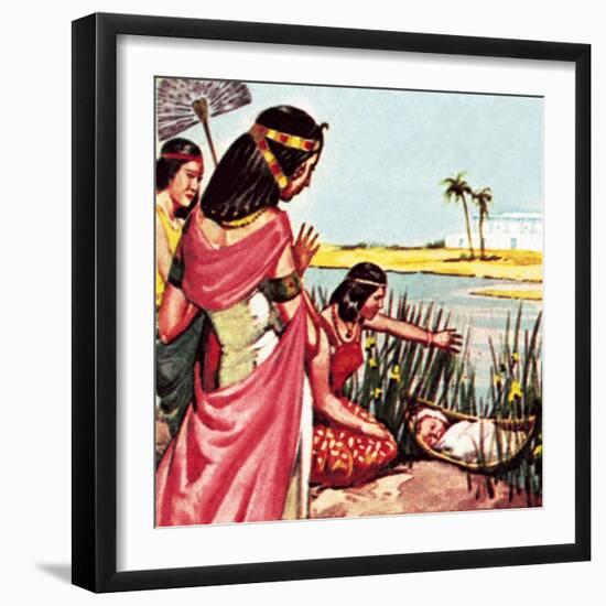 Moses in the Bullrushes-McConnell-Framed Giclee Print