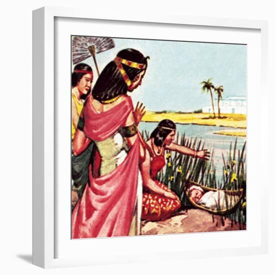 Moses in the Bullrushes-McConnell-Framed Giclee Print