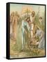 Moses in the Bullrushes-John Lawson-Framed Stretched Canvas
