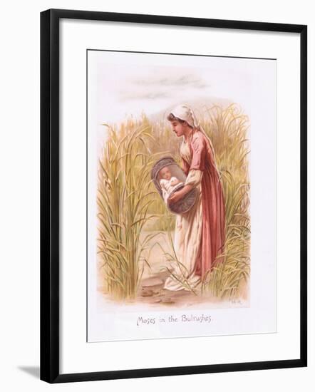 Moses in the Bullrushes-Henry Ryland-Framed Giclee Print