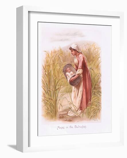 Moses in the Bullrushes-Henry Ryland-Framed Giclee Print