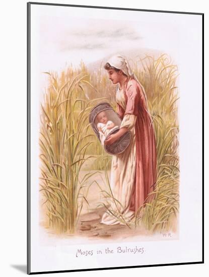 Moses in the Bullrushes-Henry Ryland-Mounted Giclee Print