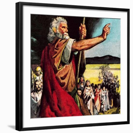 Moses in the Wilderness-McConnell-Framed Giclee Print