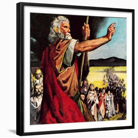 Moses in the Wilderness-McConnell-Framed Giclee Print