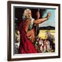 Moses in the Wilderness-McConnell-Framed Giclee Print