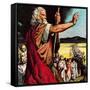 Moses in the Wilderness-McConnell-Framed Stretched Canvas