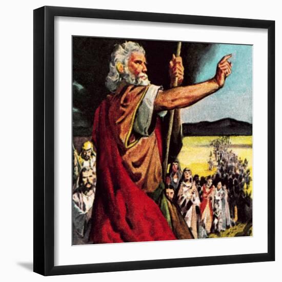 Moses in the Wilderness-McConnell-Framed Giclee Print