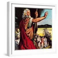 Moses in the Wilderness-McConnell-Framed Giclee Print