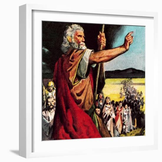 Moses in the Wilderness-McConnell-Framed Giclee Print