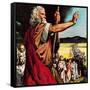 Moses in the Wilderness-McConnell-Framed Stretched Canvas