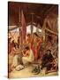 Moses inspecting the Tabernacle - Bible-William Brassey Hole-Stretched Canvas