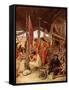 Moses inspecting the Tabernacle - Bible-William Brassey Hole-Framed Stretched Canvas