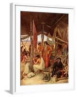 Moses inspecting the Tabernacle - Bible-William Brassey Hole-Framed Giclee Print