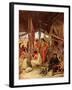 Moses inspecting the Tabernacle - Bible-William Brassey Hole-Framed Giclee Print