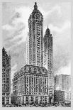 One Wall Street and Trinity Church, 1911-Moses King-Art Print