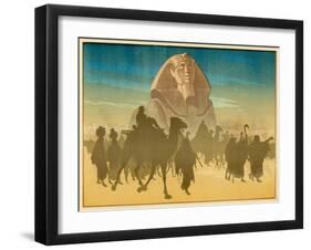 Moses Leads Jews Away-null-Framed Art Print