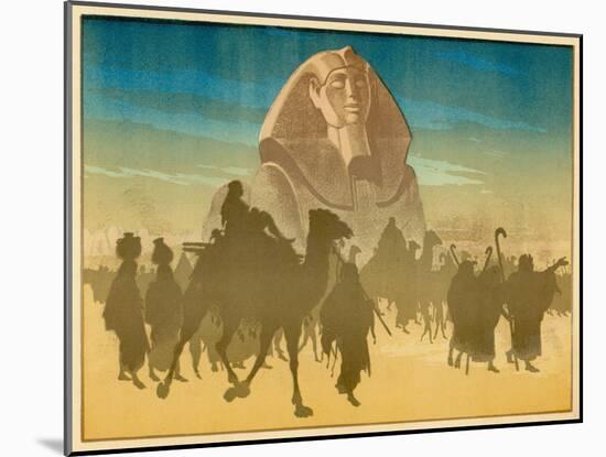 Moses Leads Jews Away-null-Mounted Art Print