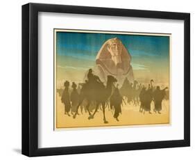 Moses Leads Jews Away-null-Framed Art Print