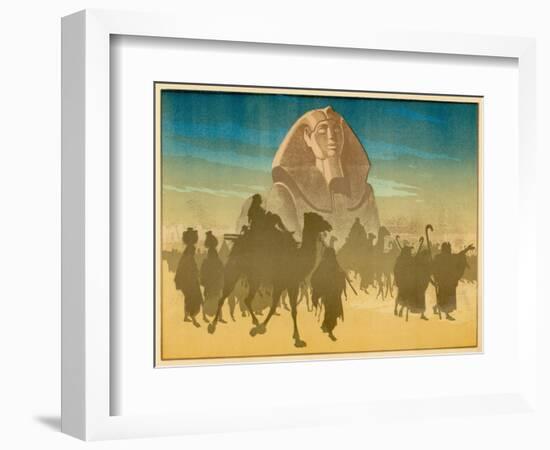 Moses Leads Jews Away-null-Framed Art Print