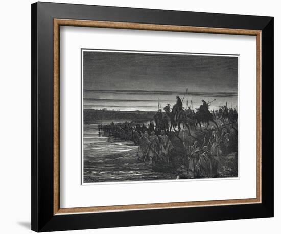 Moses Leads the Israelites across the Red Sea-null-Framed Art Print