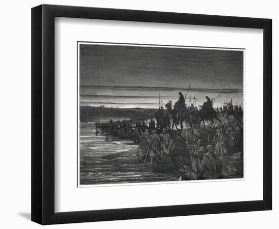 Moses Leads the Israelites across the Red Sea-null-Framed Art Print