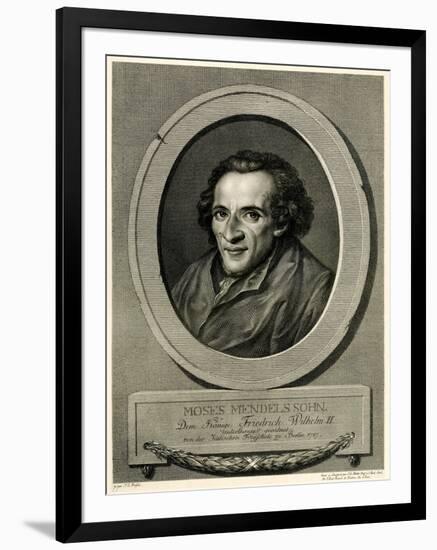 Moses Mendelssohn, 1884-90-null-Framed Giclee Print