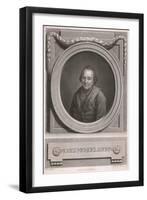 Moses Mendelssohn, Graff-Anton Graff-Framed Art Print