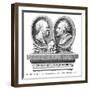 Moses Mendelssohn-null-Framed Art Print