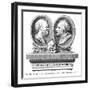 Moses Mendelssohn-null-Framed Art Print