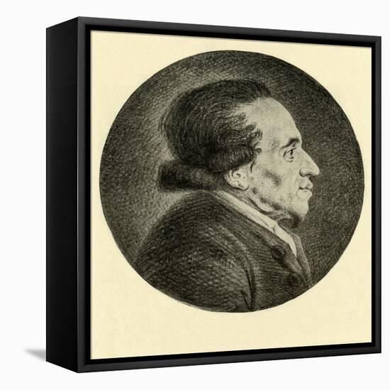 Moses Mendelssohn-Daniel Nikolaus Chodowiecki-Framed Stretched Canvas