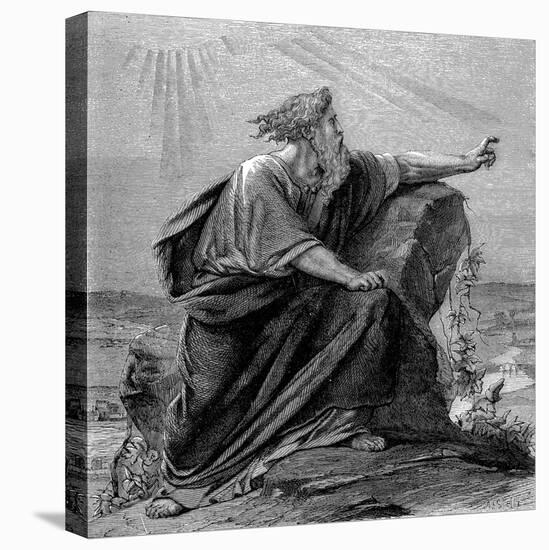 Moses, Old Testament Prophet, C1860-null-Stretched Canvas