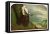 Moses on Mount Sinai-null-Framed Stretched Canvas