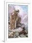 Moses on Pisgah-Harold Copping-Framed Giclee Print