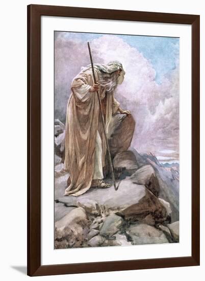 Moses on Pisgah-Harold Copping-Framed Giclee Print