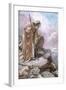 Moses on Pisgah-Harold Copping-Framed Giclee Print