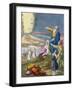 Moses Parting the Red Sea, from a Bible Printed by Edward Gover, 1870s-Siegfried Detler Bendixen-Framed Giclee Print