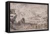 Moses Parting the Red Sea-Caspar Luyken-Framed Stretched Canvas