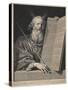 Moses Presenting the Ten Commandments, 1699-Robert Nanteuil-Stretched Canvas