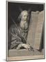 Moses Presenting the Ten Commandments, 1699-Robert Nanteuil-Mounted Giclee Print